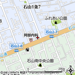 洋食コノヨシ 南区石山店周辺の地図
