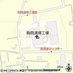 札幌市役所環境局　環境事業部・豊平・南清掃事務所周辺の地図