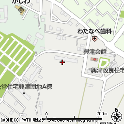 北海道釧路市興津1丁目3周辺の地図