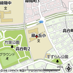 北広島市立緑ヶ丘小学校周辺の地図