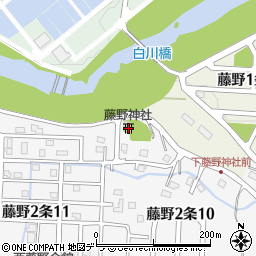 藤野神社周辺の地図