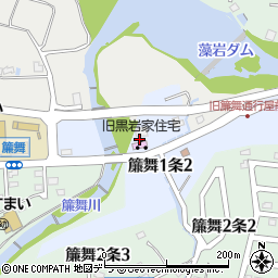 北海道札幌市南区簾舞１条2丁目4周辺の地図