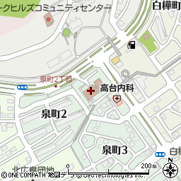 北広島市図書館住民センター分室周辺の地図