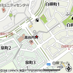 北海道新聞販売所北広島団地・南販売所周辺の地図