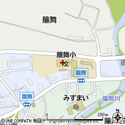 札幌市立簾舞小学校周辺の地図