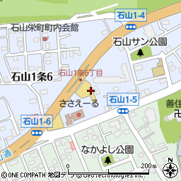 ジェームス石山店周辺の地図