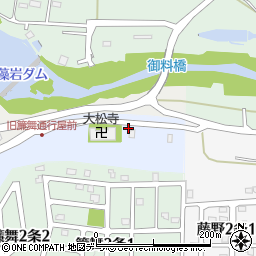 北海道札幌市南区簾舞１条1丁目周辺の地図