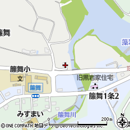 北海道札幌市南区簾舞575-122周辺の地図