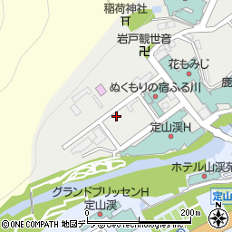 北海道札幌市南区定山渓温泉西4丁目周辺の地図