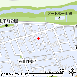 北海道札幌市南区石山１条7丁目17周辺の地図
