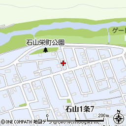 北海道札幌市南区石山１条7丁目24-3周辺の地図