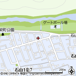 北海道札幌市南区石山１条7丁目20-3周辺の地図