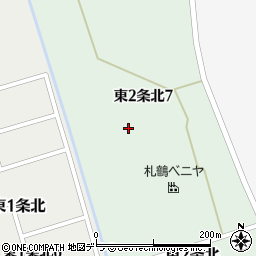 北海道白糠郡白糠町東２条北7丁目2周辺の地図