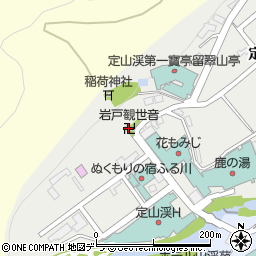 岩戸観世音周辺の地図