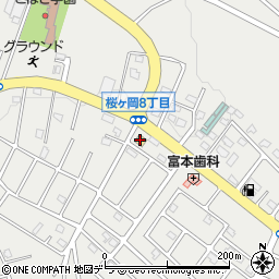 セイコーマート桜ヶ岡店周辺の地図