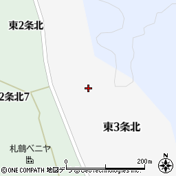 北海道白糠郡白糠町東３条北7丁目周辺の地図