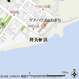 北海道釧路市弁天ケ浜周辺の地図