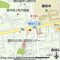 釧路調剤薬局春採店周辺の地図