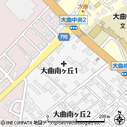 〒061-1275 北海道北広島市大曲南ケ丘の地図