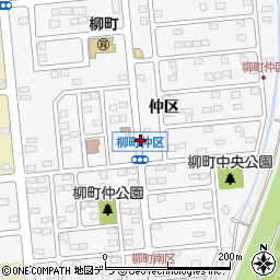 柳町団地周辺の地図
