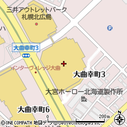タリーズコーヒー三井アウトレットパーク札幌北広島店周辺の地図