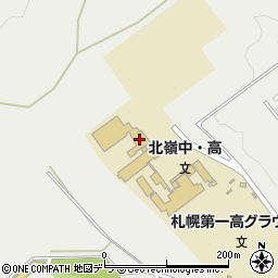 北嶺中学校周辺の地図