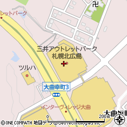 フェスタリア・ビジュソフィア　三井アウトレットパーク札幌北広島店周辺の地図