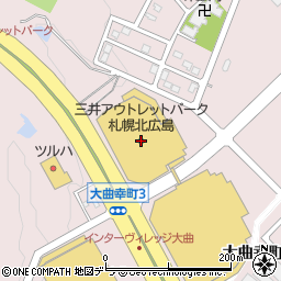 Ｇａｐ　ＯＵＴＬＥＴ三井アウトレットパーク札幌北広島店周辺の地図