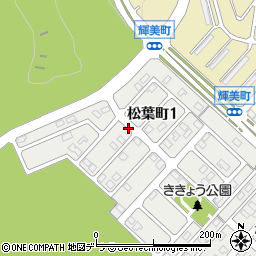 〒061-1136 北海道北広島市松葉町の地図