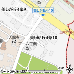札幌物流センター周辺の地図