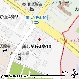 ネクステージ札幌美しが丘店周辺の地図