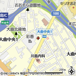 ローソン北広島大曲中央店周辺の地図