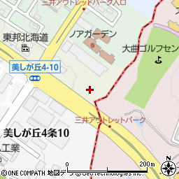 株式会社アーキビジョン２１　札幌美しが丘支店周辺の地図
