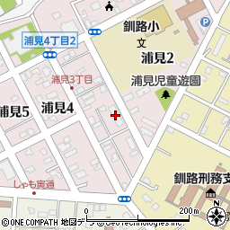 市立病院看護婦寄宿舎周辺の地図