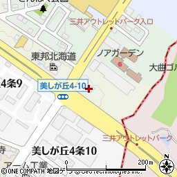 ローソン札幌美しが丘店周辺の地図