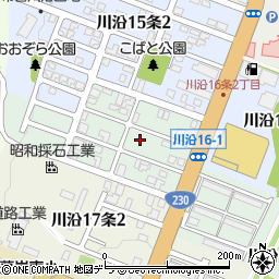 北海道札幌市南区川沿１６条2丁目周辺の地図