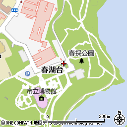 博物館周辺の地図