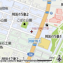 北海道札幌市南区川沿１５条2丁目4-12周辺の地図