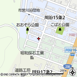 北海道札幌市南区川沿１５条2丁目19-1周辺の地図