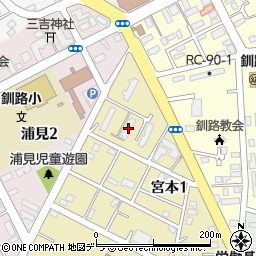 公務員宮本町住宅周辺の地図