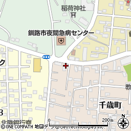 有限会社江戸屋販売　釧路支店周辺の地図