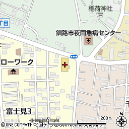 ツルハドラッグ釧路富士見店周辺の地図