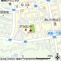 東本町公園トイレ周辺の地図