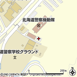 北海道警察学校射撃場周辺の地図