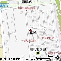 柳町たんぽぽ公園周辺の地図