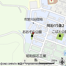 北海道札幌市南区川沿１５条2丁目15周辺の地図