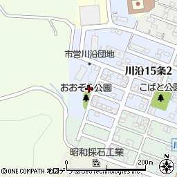 北海道札幌市南区川沿１５条2丁目15-7周辺の地図
