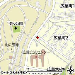 北広島市広葉町2-12-1駐車場【3】周辺の地図