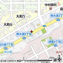 北海道釧路市南大通5丁目周辺の地図