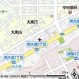 北海道釧路市南大通5丁目3周辺の地図